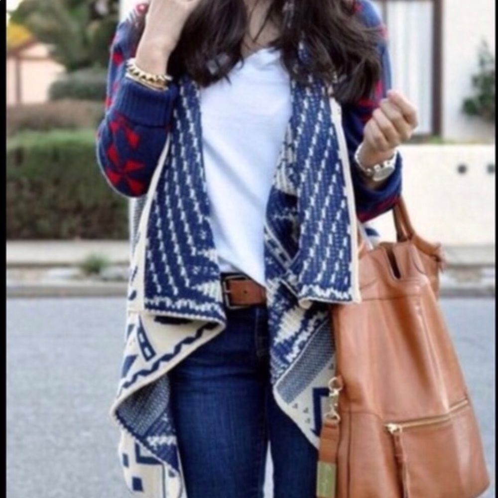 Haute Society Aztec Open Cardigan